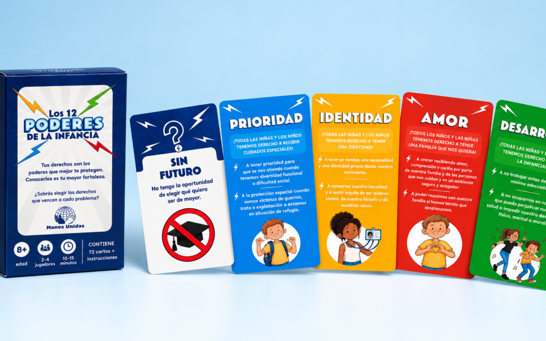 “Los 12 poderes de la infancia”: un proyecto junto a Manos Unidas